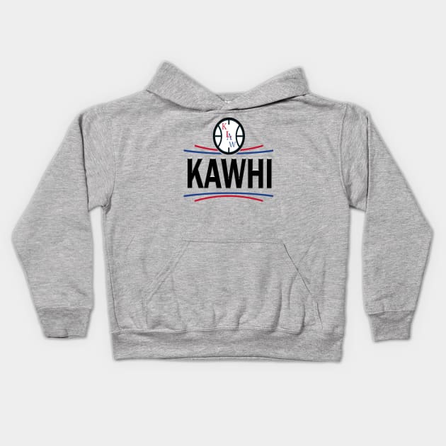 Kawhi Leonard Los Angeles Clippers Kids Hoodie by IronLung Designs